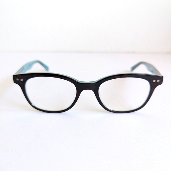 Kate Spade Eyeglasses Frames Readers ๐ Marbled Brown & Light blue Glasses - Picture 5 of 16